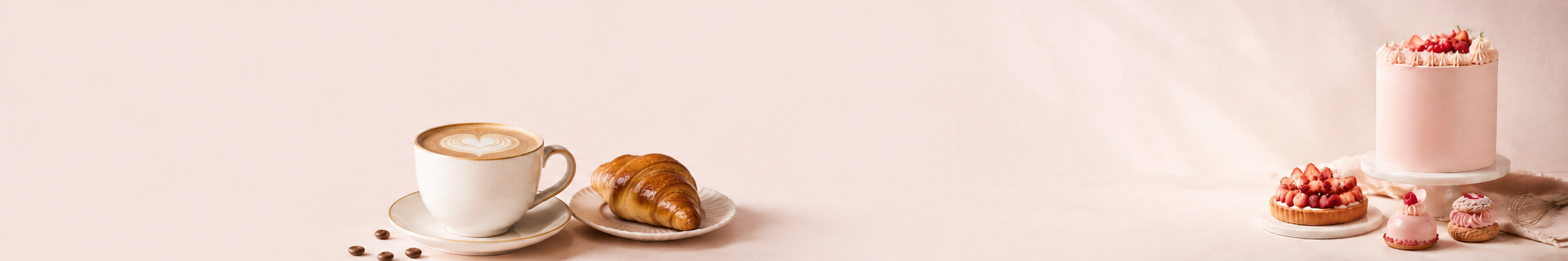Café, croissant, torta y pastelería de Divina Tentación